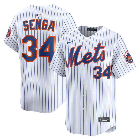 New York Mets Kodai Senga Nike Home Limited Player Jersey - White MLB Team Jersey Baseball Fan Apparel