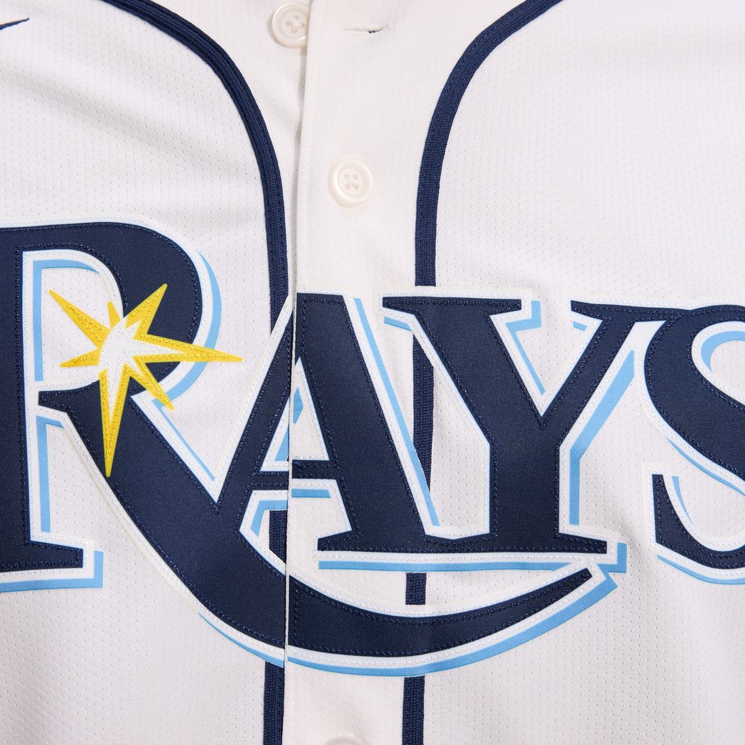 Tampa Bay Rays Yandy Diaz Nike Home Limited Player Jersey - White MLB Team Jersey Baseball Fan Apparel