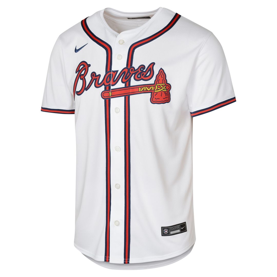 Atlanta Braves Ronald Acuña Jr. Nike Youth Home Limited Player Jersey - White MLB Team Jersey Baseball Fan Apparel