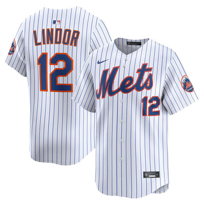 New York Mets Francisco Lindor Nike Alternate Limited Jersey - Black MLB Team Jersey Baseball Fan Apparel