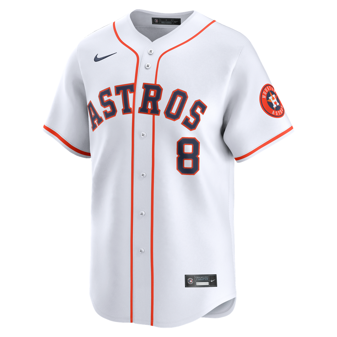 Houston Astros Christian Walker Nike Home Limited Player Jersey - White MLB Team Jersey Baseball Fan Apparel