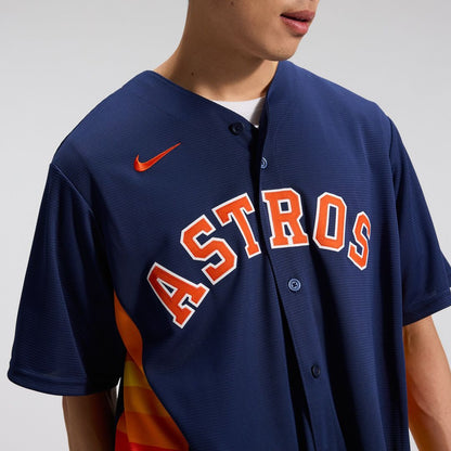 Houston Astros Jose Altuve Nike Alternate 2 Replica Jersey - Navy MLB Team Jersey Baseball Fan Apparel