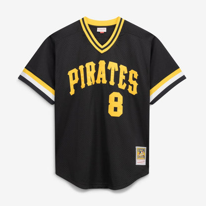 Pittsburgh Pirates Willie Stargell Mitchell & Ness Cooperstown Big & Tall Mesh Batting Practice Jersey - Black MLB Team Jersey Baseball Fan Apparel