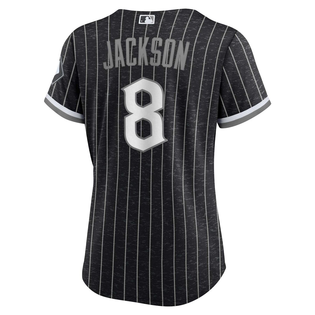 Chicago White Sox Bo Jackson Nike Women's City Connect Replica Player Jersey - Black MLB Team Jersey Baseball Fan Apparel