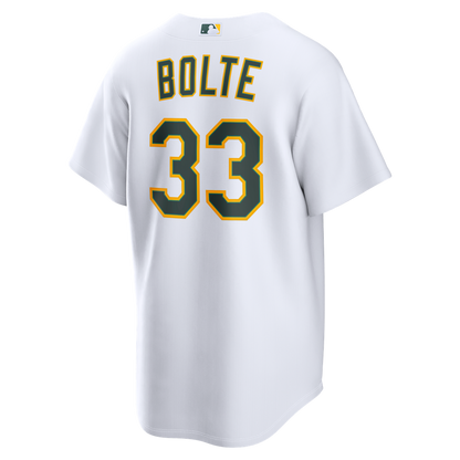 Athletics Henry Bolte Nike Home Replica Jersey - White MLB Team Jersey Baseball Fan Apparel