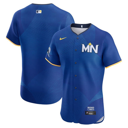 Minnesota Twins Nike City Connect Elite Jersey - Royal MLB Team Jersey Baseball Fan Apparel