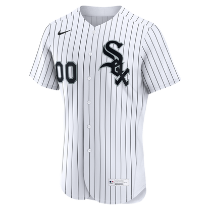 Chicago White Sox Nike Home Authentic Custom Jersey - White MLB Team Jersey Baseball Fan Apparel
