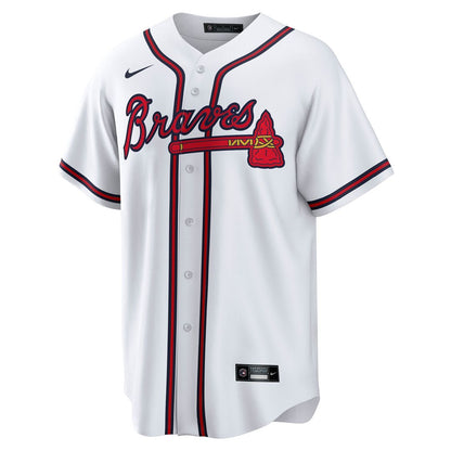 Atlanta Braves Austin Riley Nike Home Replica Player Jersey - White MLB Team Jersey Baseball Fan Apparel