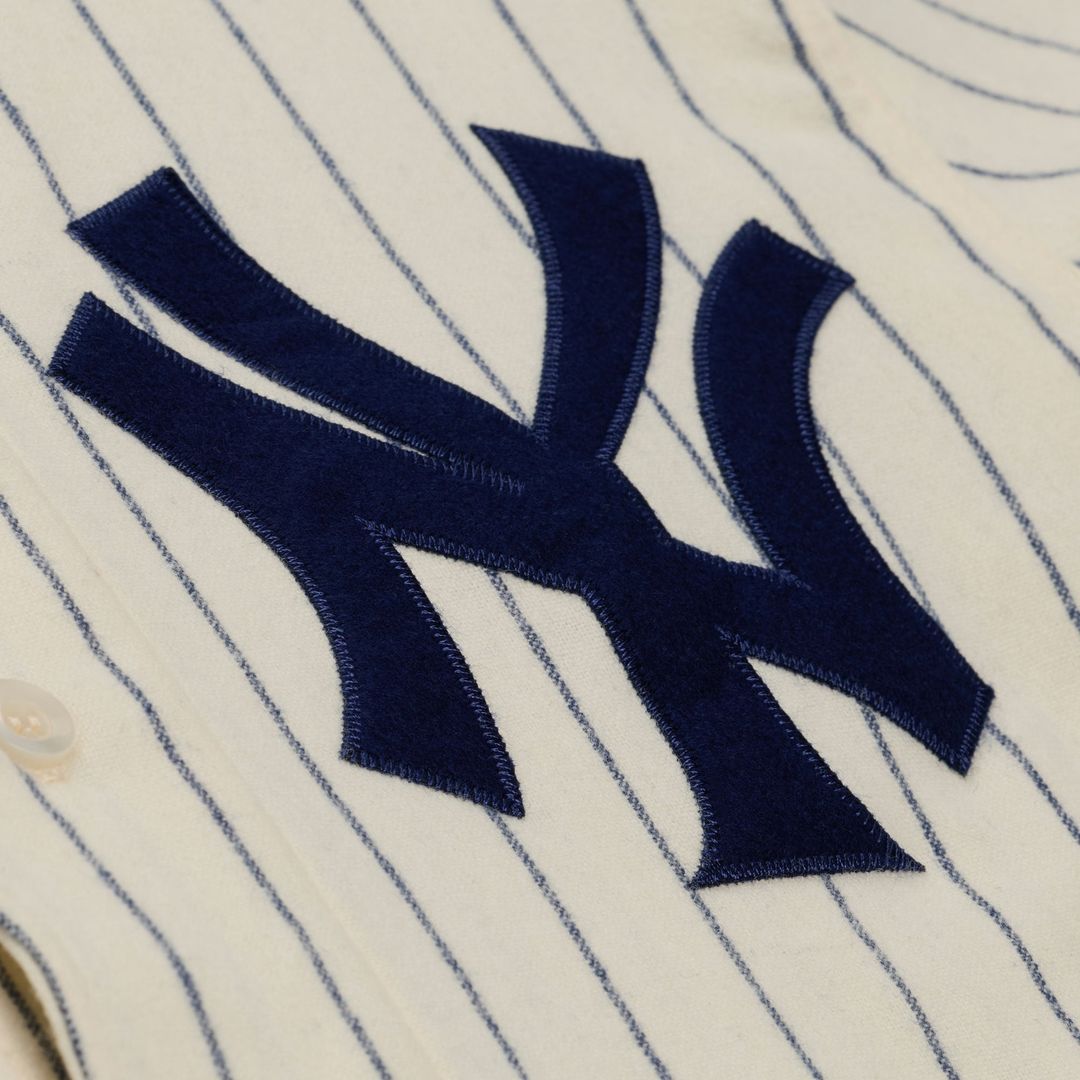 New York Yankees Mickey Mantle Mitchell & Ness 1951 Cooperstown Authentic Jersey - Cream MLB Team Jersey Baseball Fan Apparel