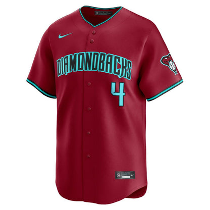 Arizona Diamondbacks Ketel Marte Nike Alternate Limited Jersey - Black MLB Team Jersey Baseball Fan Apparel