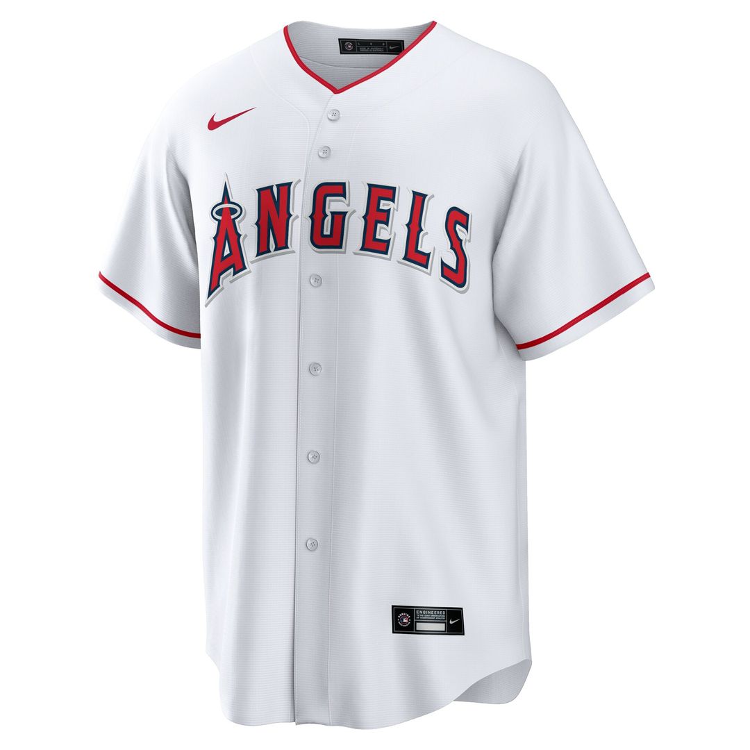 Los Angeles Angels Logan O'Hoppe Nike Home Replica Jersey - White MLB Team Jersey Baseball Fan Apparel