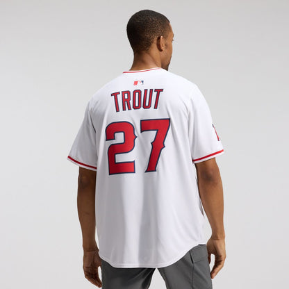 Los Angeles Angels Mike Trout Nike Home Limited Player Jersey - White MLB Team Jersey Baseball Fan Apparel