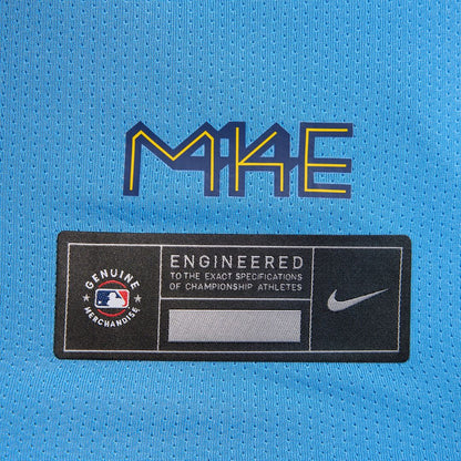 Milwaukee Brewers Nike City Connect Limited Jersey - Light Blue MLB Team Jersey Baseball Fan Apparel