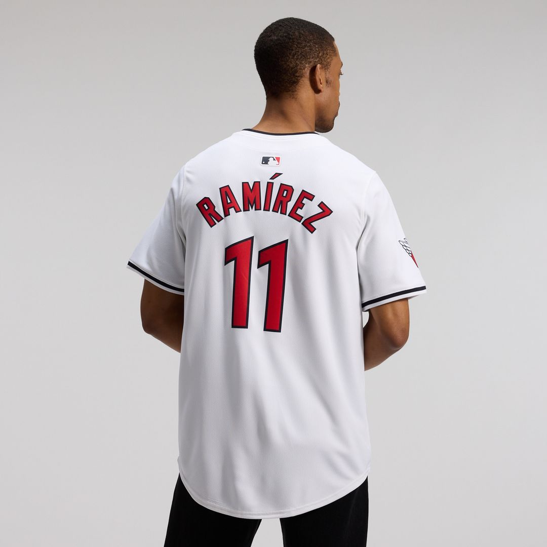 Cleveland Guardians Jose Ramirez Nike Home Limited Player Jersey - White MLB Team Jersey Baseball Fan Apparel