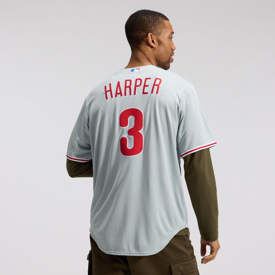 Philadelphia Phillies Bryce Harper Nike Alternate Replica Jersey - Light Blue MLB Team Jersey Baseball Fan Apparel