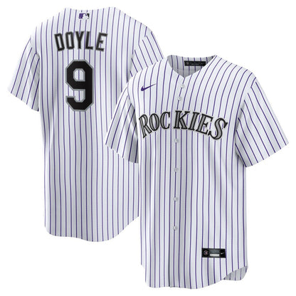 Colorado Rockies Brenton Doyle Nike Home Replica Jersey - White MLB Team Jersey Baseball Fan Apparel