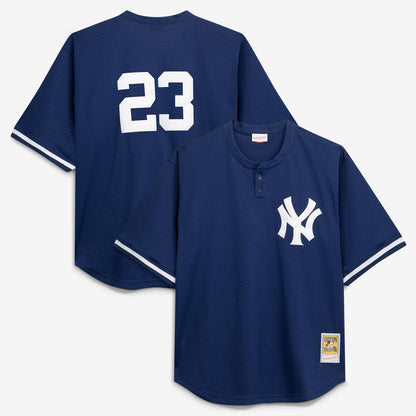 New York Yankees Don Mattingly Mitchell & Ness Cooperstown Big & Tall Mesh Batting Practice Jersey - Navy MLB Team Jersey Baseball Fan Apparel