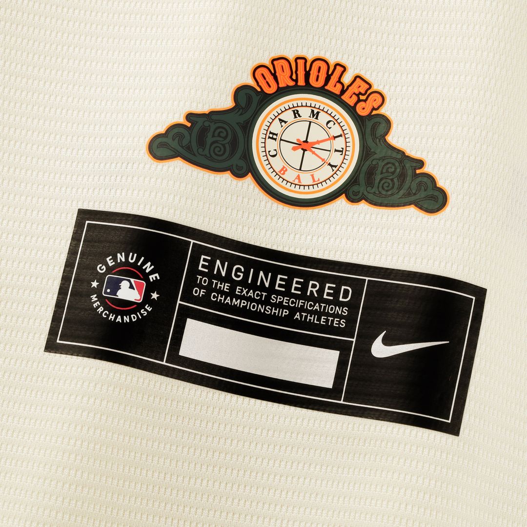 Baltimore Orioles Nike 2026 City Connect Stadium Jersey - Cream MLB Team Jersey Baseball Fan Apparel