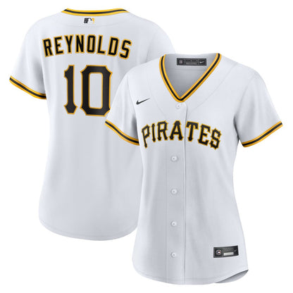 Pittsburgh Pirates Bryan Reynolds Nike Women's Home Replica Jersey - White MLB Team Jersey Baseball Fan Apparel