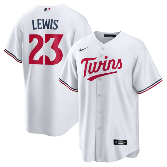 Minnesota Twins Royce Lewis Nike Replica Player Jersey - White MLB Team Jersey Baseball Fan Apparel