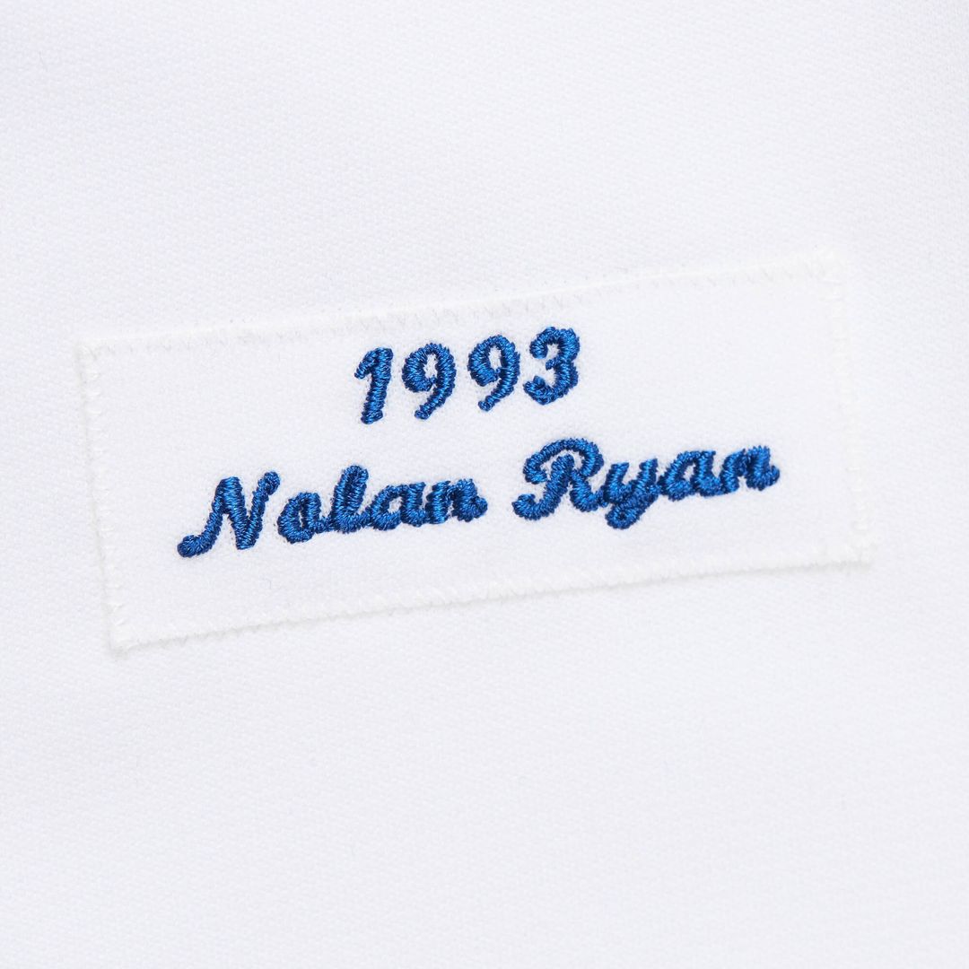 Texas Rangers Nolan Ryan Mitchell & Ness 1993 Cooperstown Authentic Jersey - White MLB Team Jersey Baseball Fan Apparel