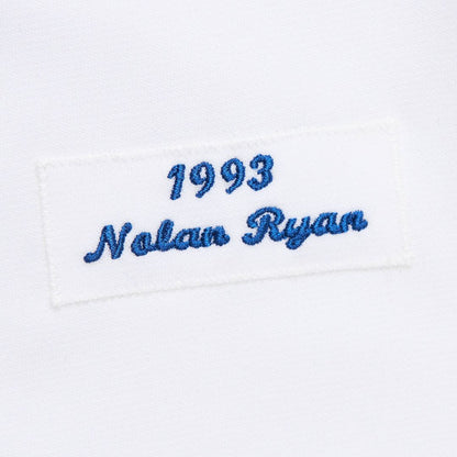 Texas Rangers Nolan Ryan Mitchell & Ness 1993 Cooperstown Authentic Jersey - White MLB Team Jersey Baseball Fan Apparel