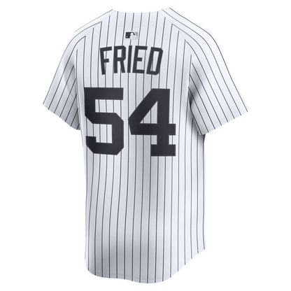 New York Yankees Max Fried Nike Home Limited Player Jersey - White MLB Team Jersey Baseball Fan Apparel