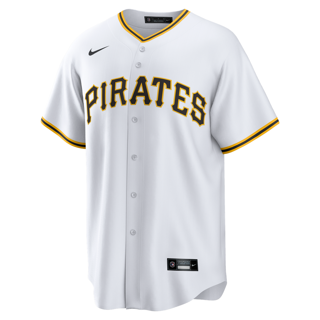 Pittsburgh Pirates Konnor Griffin Nike Home Replica Jersey - White MLB Team Jersey Baseball Fan Apparel