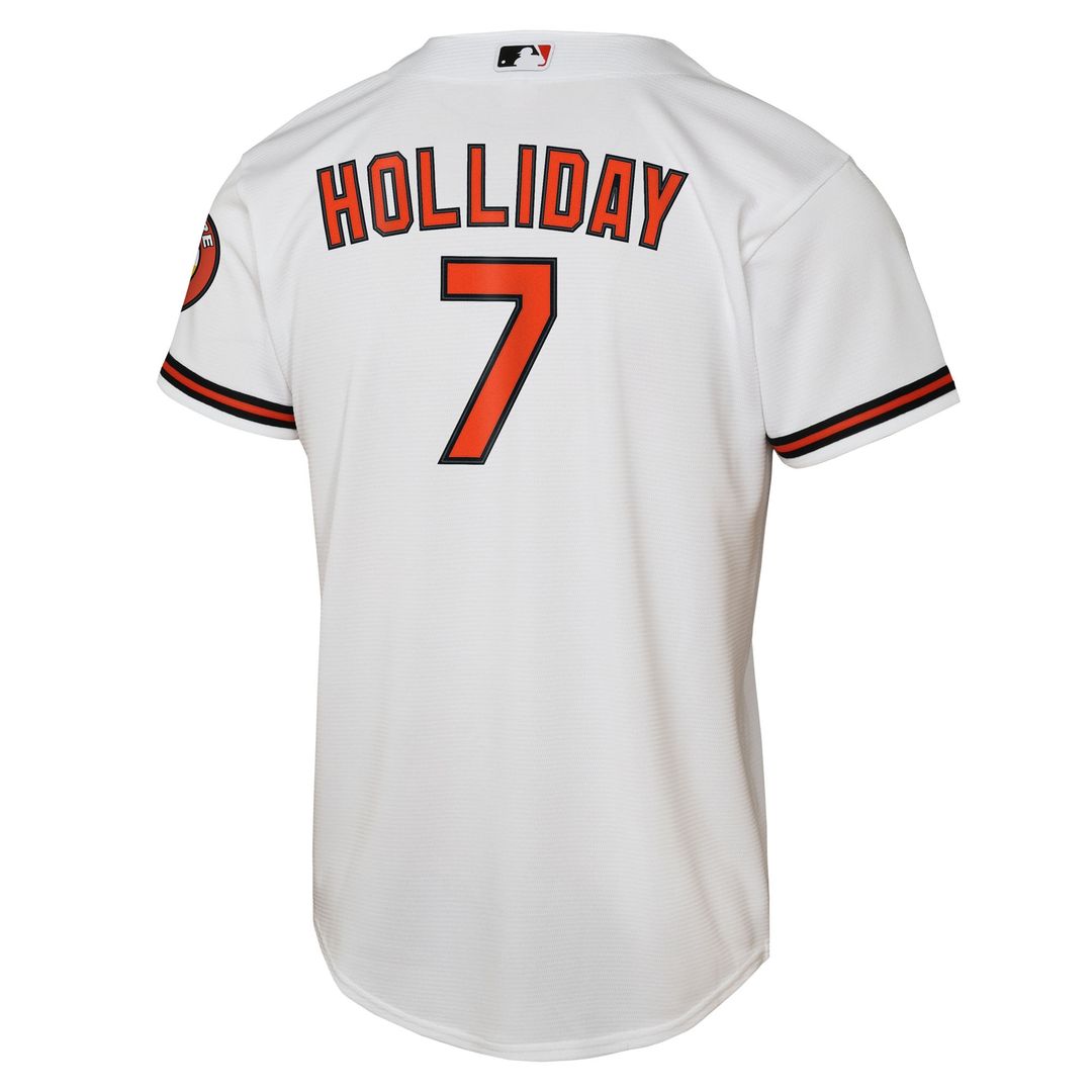 Baltimore Orioles Jackson Holliday Nike Youth Home Stadium Player Jersey - White MLB Team Jersey Baseball Fan Apparel