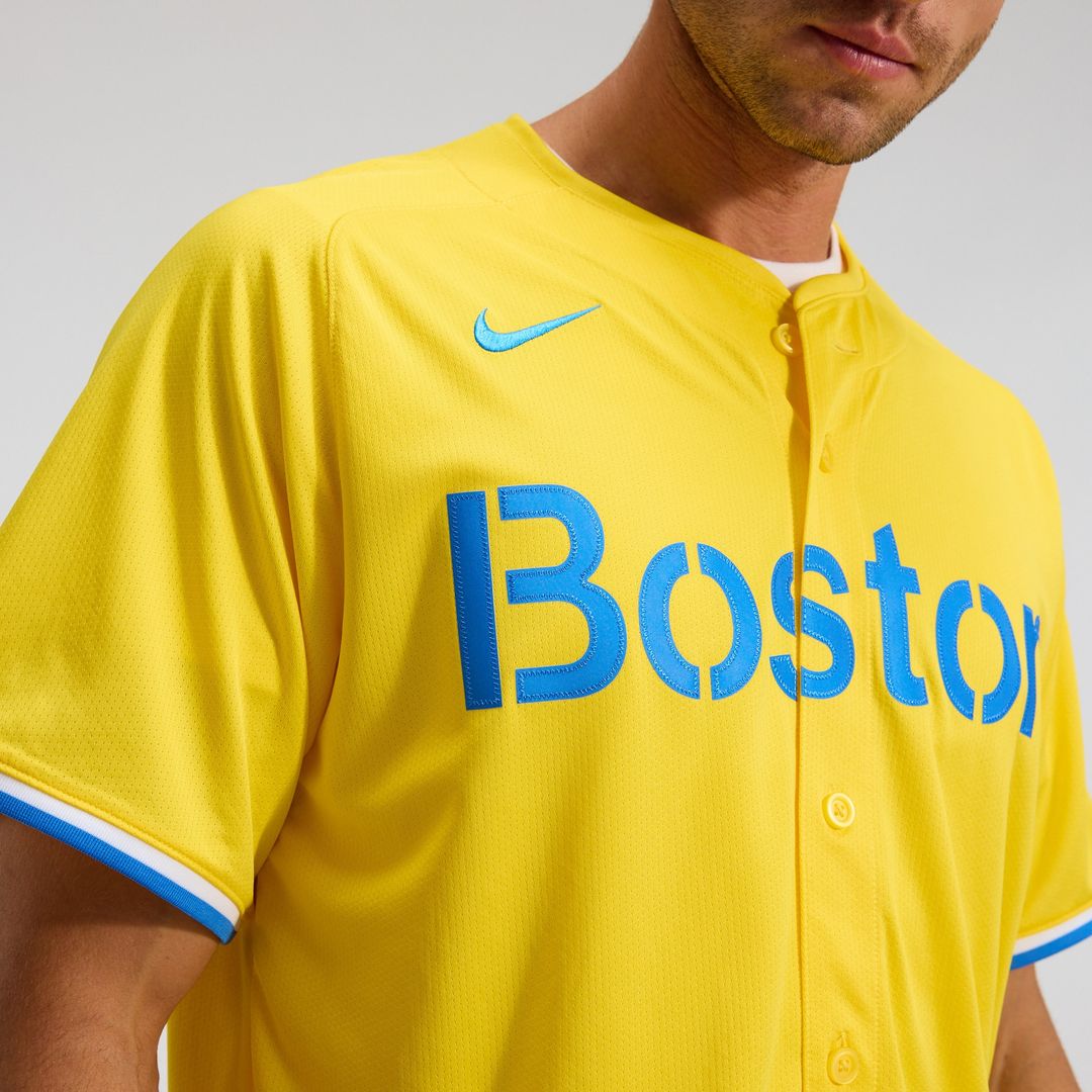 Boston Red Sox Nike City Connect Limited Jersey - Gold MLB Team Jersey Baseball Fan Apparel