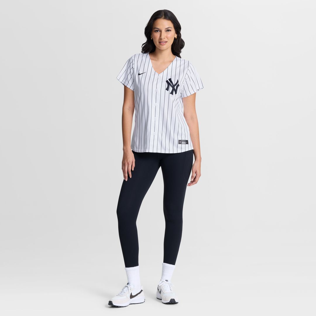 New York Yankees Ben Rice Nike Women's Home Replica Jersey - White MLB Team Jersey Baseball Fan Apparel