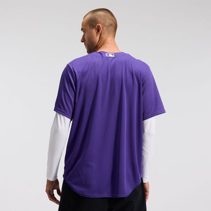 Colorado Rockies Nike Alternate Replica Team Jersey - Purple MLB Team Jersey Baseball Fan Apparel