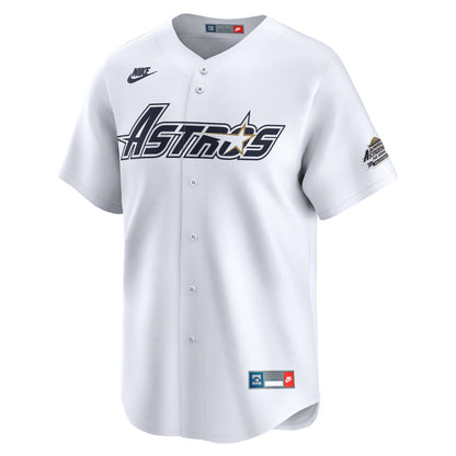 Houston Astros Craig Biggio Nike Throwback Cooperstown Limited Jersey - White MLB Team Jersey Baseball Fan Apparel