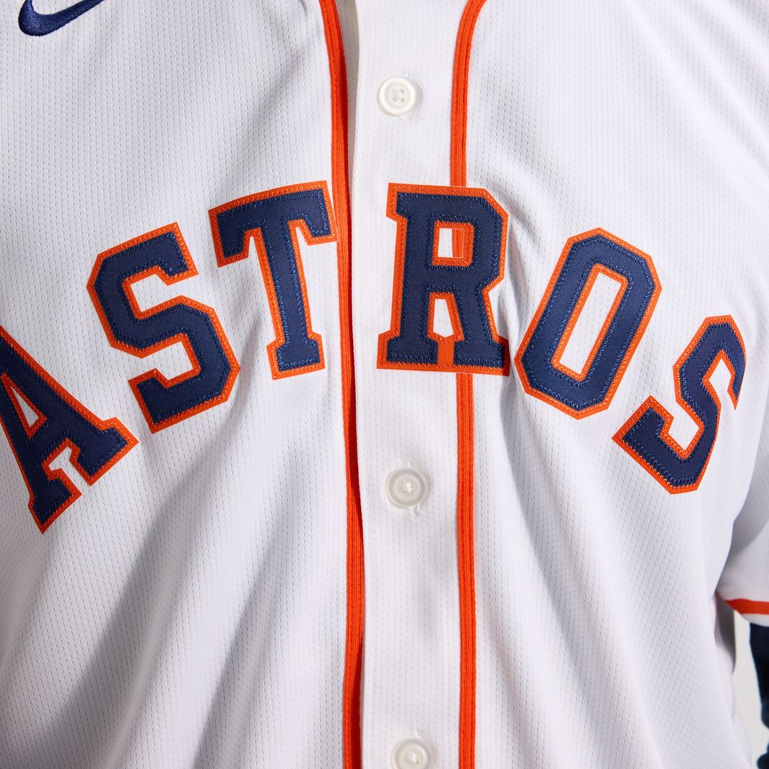 Houston Astros Nike Home Limited Jersey - White MLB Team Jersey Baseball Fan Apparel