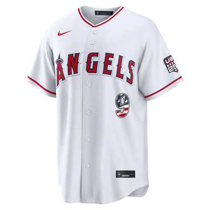 Los Angeles Angels Zach Neto Nike USA 250 Fourth of July Stadium Jersey - White MLB Team Jersey Baseball Fan Apparel
