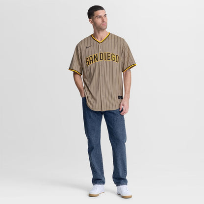 San Diego Padres Nike Alternate Replica Jersey - Sand MLB Team Jersey Baseball Fan Apparel