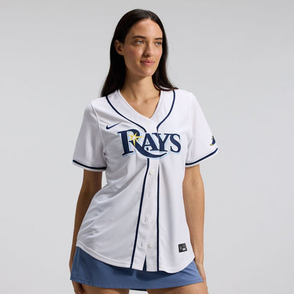 Tampa Bay Rays Nike Women's Home Limited Jersey - White MLB Team Jersey Baseball Fan Apparel
