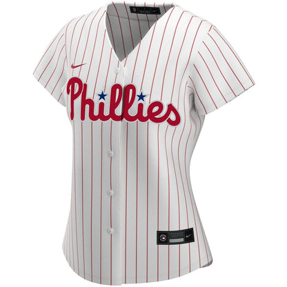 Philadelphia Phillies Nike Women's Home Replica Custom Jersey - White MLB Team Jersey Baseball Fan Apparel
