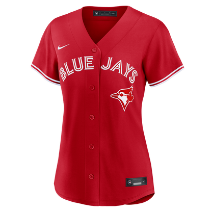 Toronto Blue Jays Vladimir Guerrero Jr. Nike Women's Canada Day Replica Jersey - Red MLB Team Jersey Baseball Fan Apparel