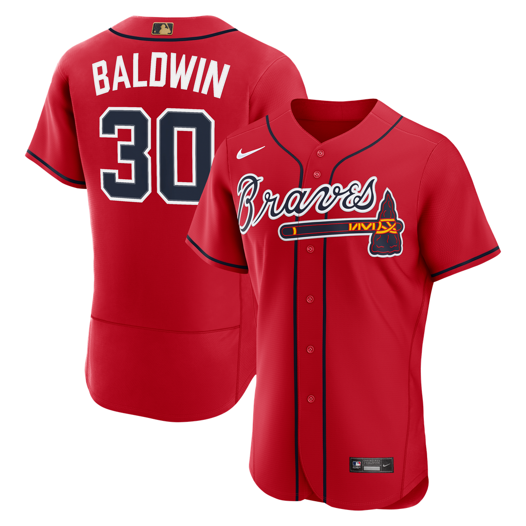 Atlanta Braves Drake Baldwin Nike Alternate MLB Awards Authentic Jersey - Navy MLB Team Jersey Baseball Fan Apparel
