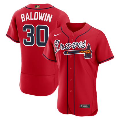 Atlanta Braves Drake Baldwin Nike MLB Awards Authentic Jersey - White MLB Team Jersey Baseball Fan Apparel