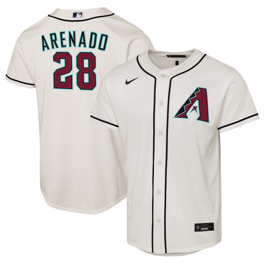 Arizona Diamondbacks Nolan Arenado Nike Youth Home Replica Jersey - White MLB Team Jersey Baseball Fan Apparel