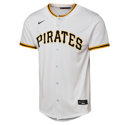 Pittsburgh Pirates Konnor Griffin Nike Youth Home Replica Jersey - White MLB Team Jersey Baseball Fan Apparel