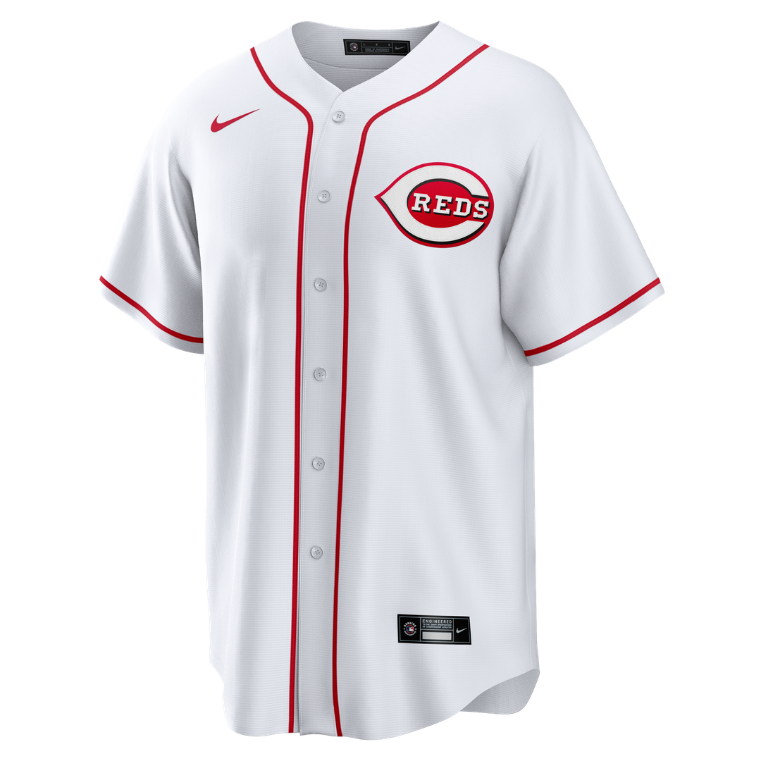 Cincinnati Reds Eugenio Suárez Nike Home Replica Jersey - White MLB Team Jersey Baseball Fan Apparel