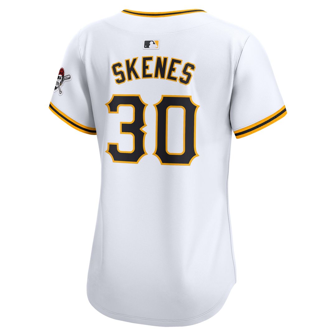 Pittsburgh Pirates Paul Skenes Nike Women's Home Limited Player Jersey - White MLB Team Jersey Baseball Fan Apparel