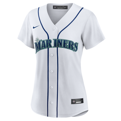 Seattle Mariners Cal Raleigh Nike Women's Home Replica Jersey - White MLB Team Jersey Baseball Fan Apparel