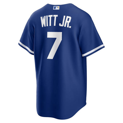 Kansas City Royals Bobby Witt Jr. Nike Alternate Replica Jersey - Royal MLB Team Jersey Baseball Fan Apparel
