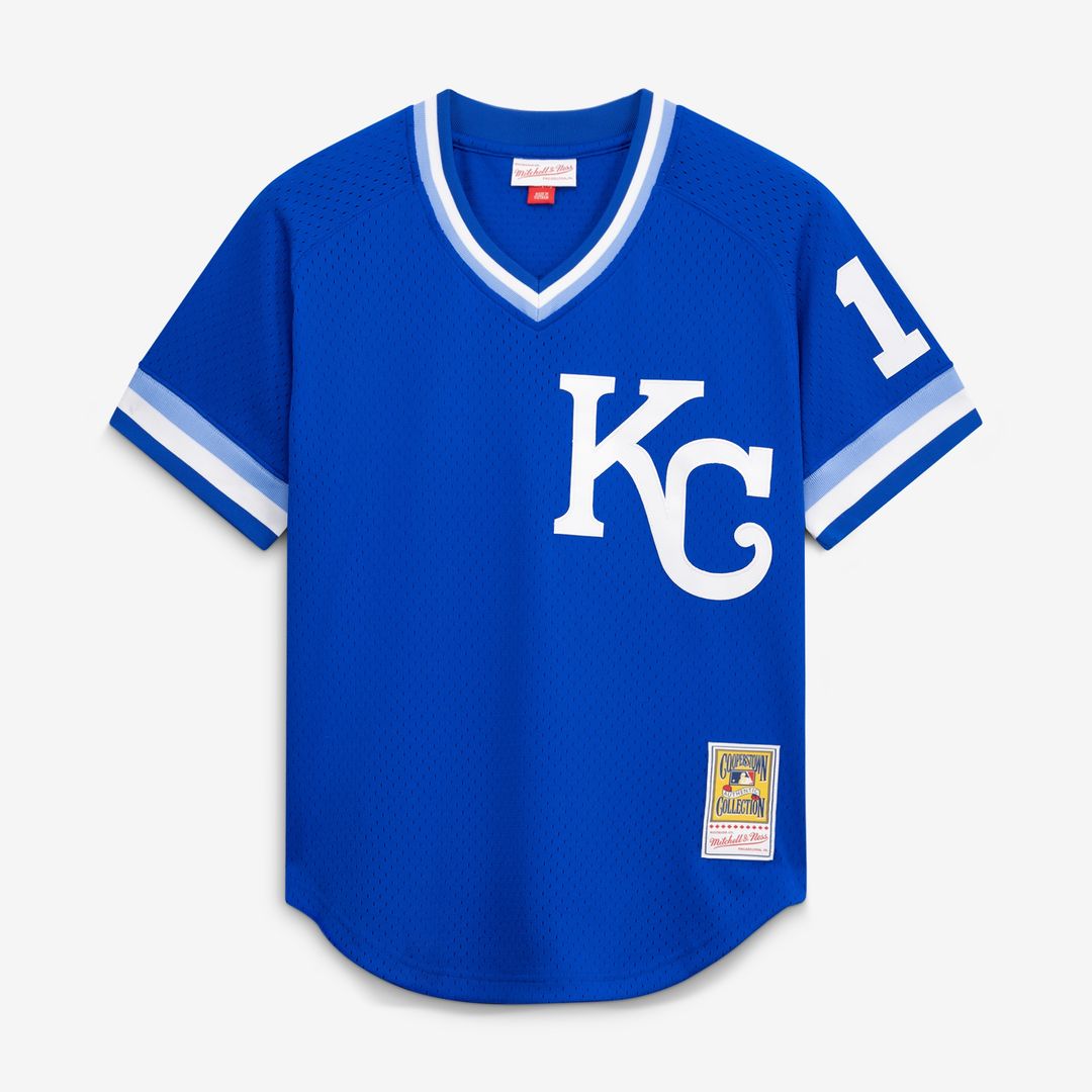 Kansas City Royals Bo Jackson Mitchell & Ness Authentic Batting Practice Jersey - Royal MLB Team Jersey Baseball Fan Apparel