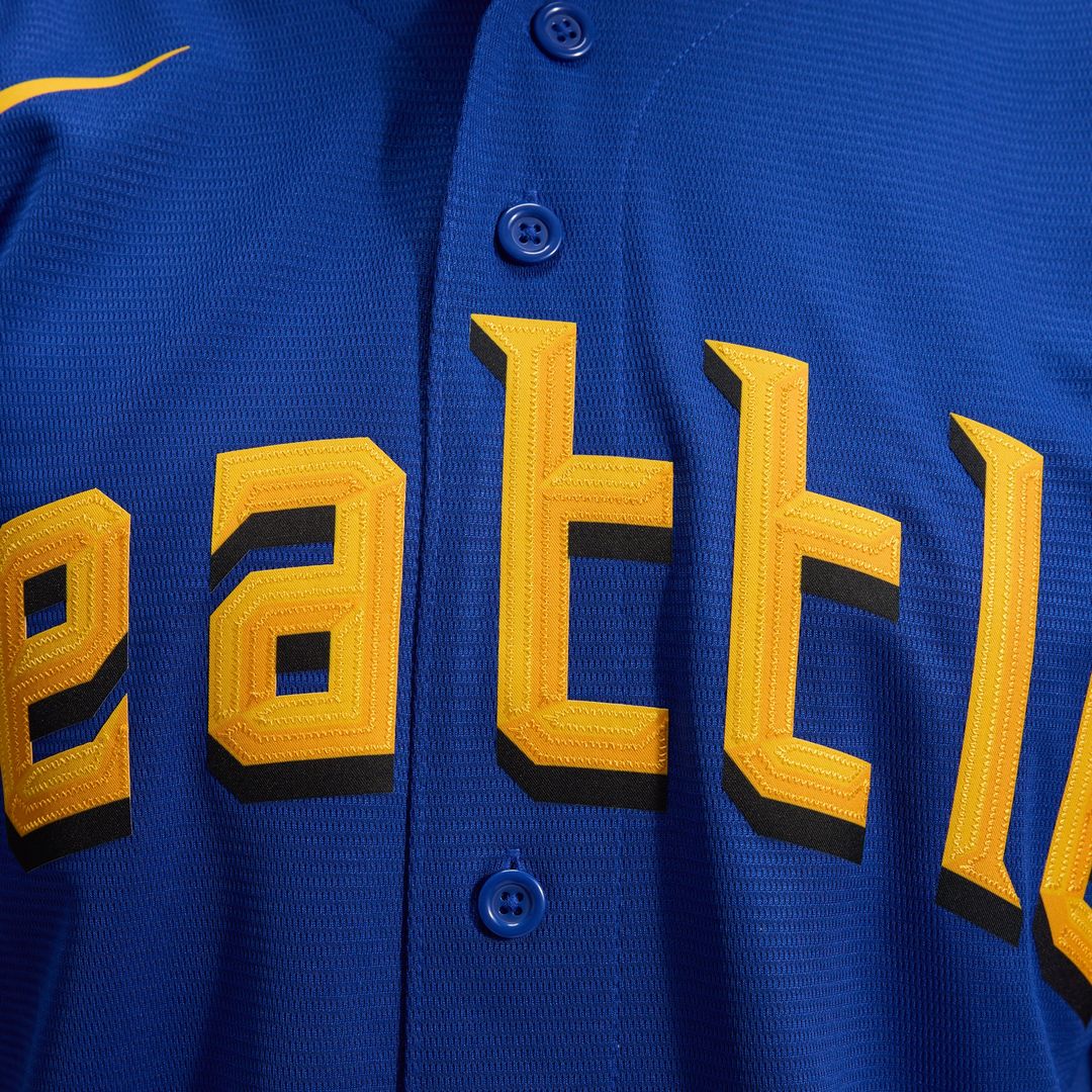Seattle Mariners Nike City Connect Replica Jersey - Royal MLB Team Jersey Baseball Fan Apparel