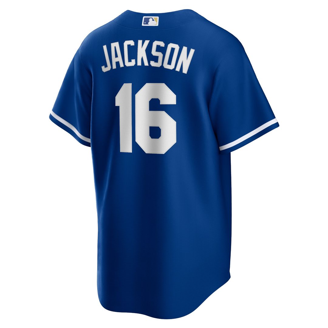 Kansas City Royals Bo Jackson Nike Alternate 2 Replica Jersey - Rush Blue MLB Team Jersey Baseball Fan Apparel